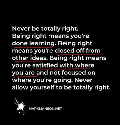 Read more about the article Always being right – also means you’re done learning!